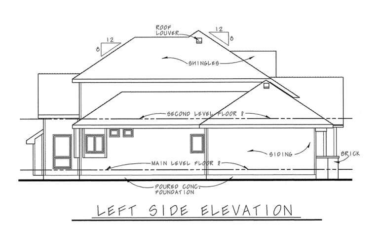 Craftsman House Plan #402-01716 Elevation Photo