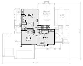 Second Floor for House Plan #402-01716