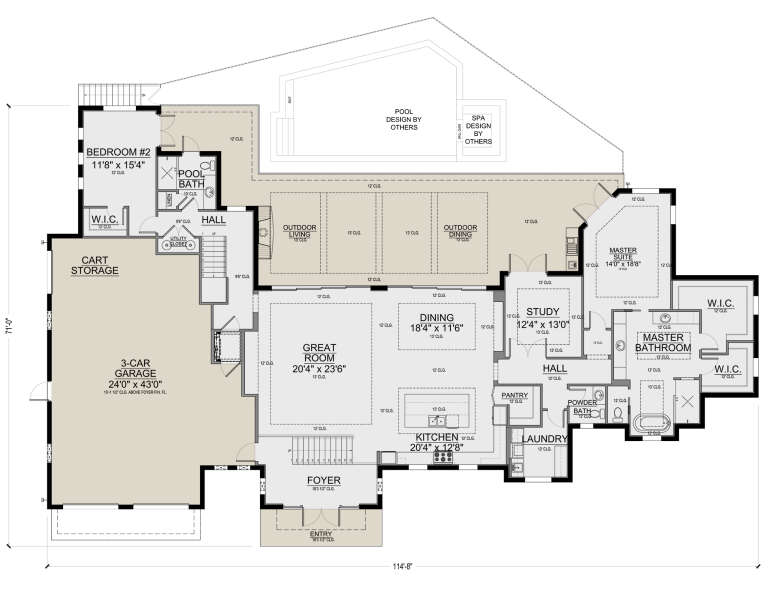 House Plan House Plan #26046 Drawing 1