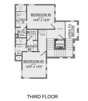 Third Floor for House Plan #5565-00107