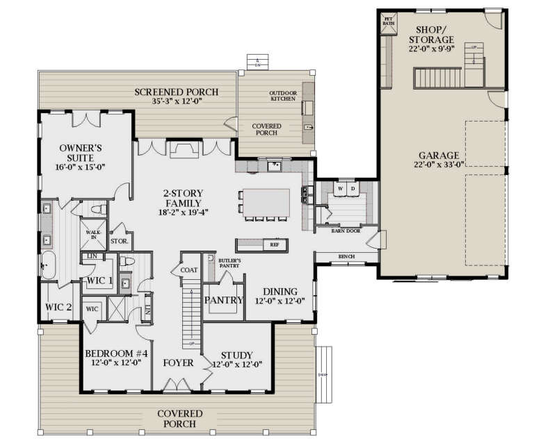 House Plan House Plan #26048 Drawing 1