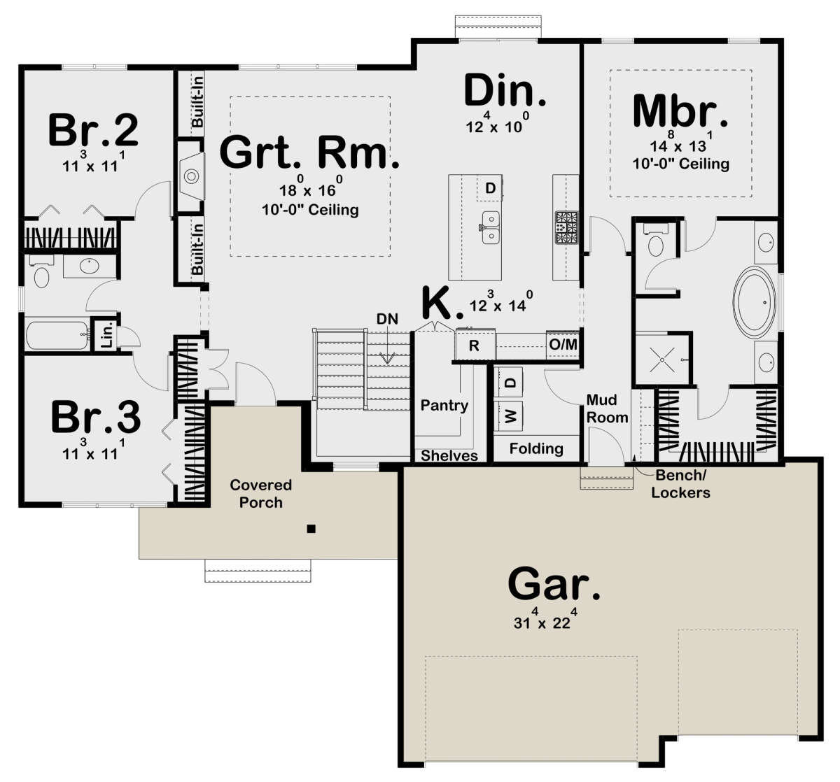 Main Floor for House Plan #963-00608