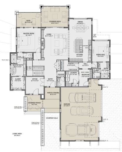 House Plan House Plan #26050 Drawing 1