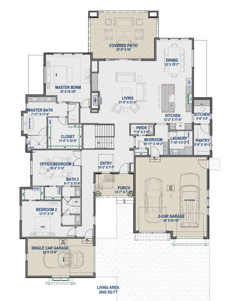 House Plan House Plan #26051 Drawing 1