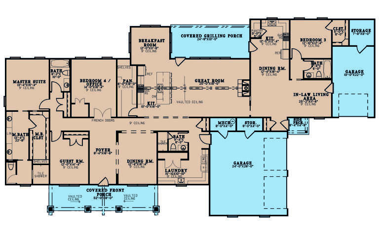 House Plan House Plan #26052 Drawing 1