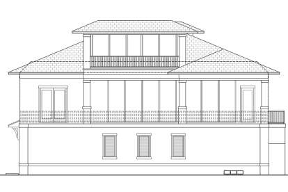 Contemporary House Plan #5565-00110 Elevation Photo