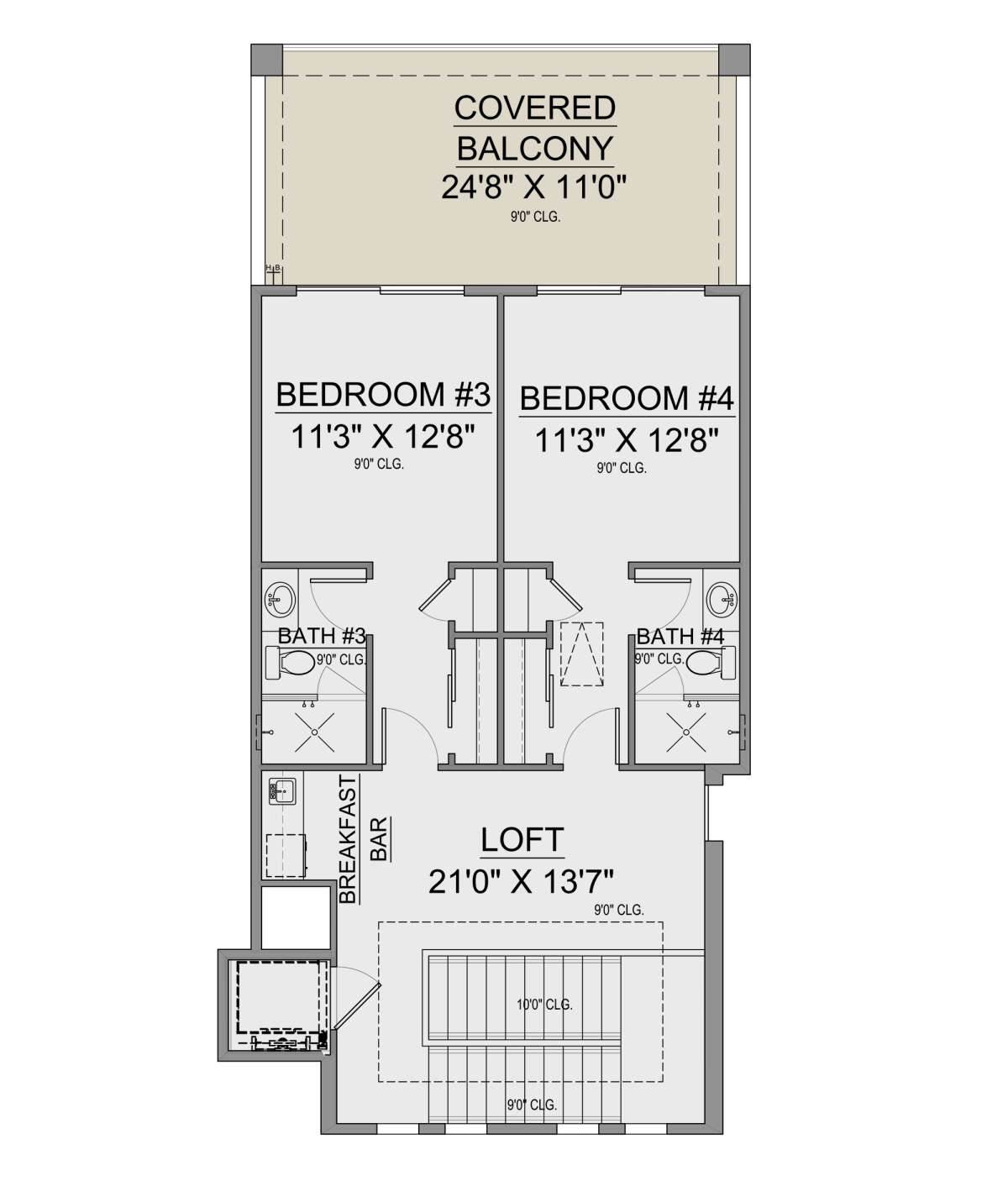 Third Floor for House Plan #5565-00110
