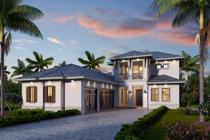 Contemporary House Plan #5565-00111 Elevation Photo