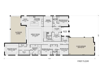 Main Floor for House Plan #5565-00111