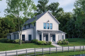 Barn House Plan #041-00260 Elevation Photo
