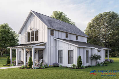 Barn House Plan #041-00260 Elevation Photo