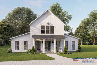 Barn House Plan #041-00260 Elevation Photo