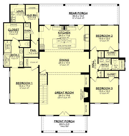 House Plan House Plan #26057 Drawing 1