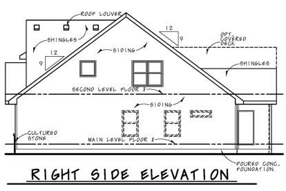 Craftsman House Plan #402-01717 Elevation Photo