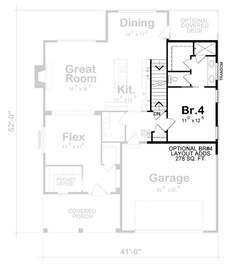 House Plan House Plan #26058 Drawing 3