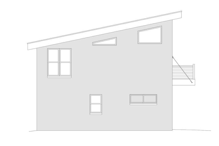Modern House Plan #940-00378 Elevation Photo
