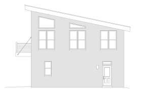 Modern  House Plan #940-00378 Elevation Photo