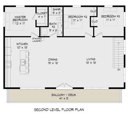 Second Floor for House Plan #940-00378