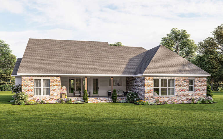 Modern Farmhouse House Plan #041-00261 Elevation Photo