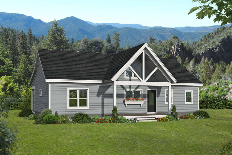 House Plan House Plan #26062 Front Elevation