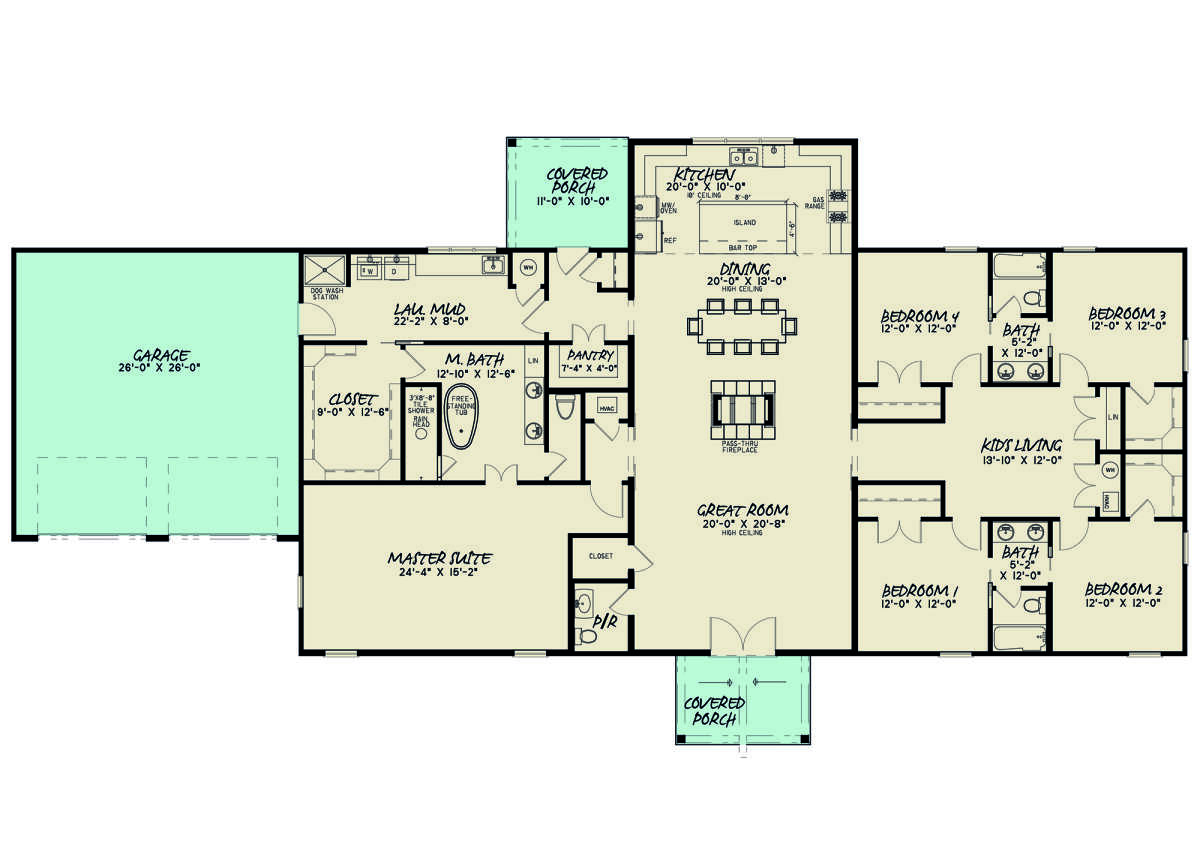 Main Floor for House Plan #8318-00219