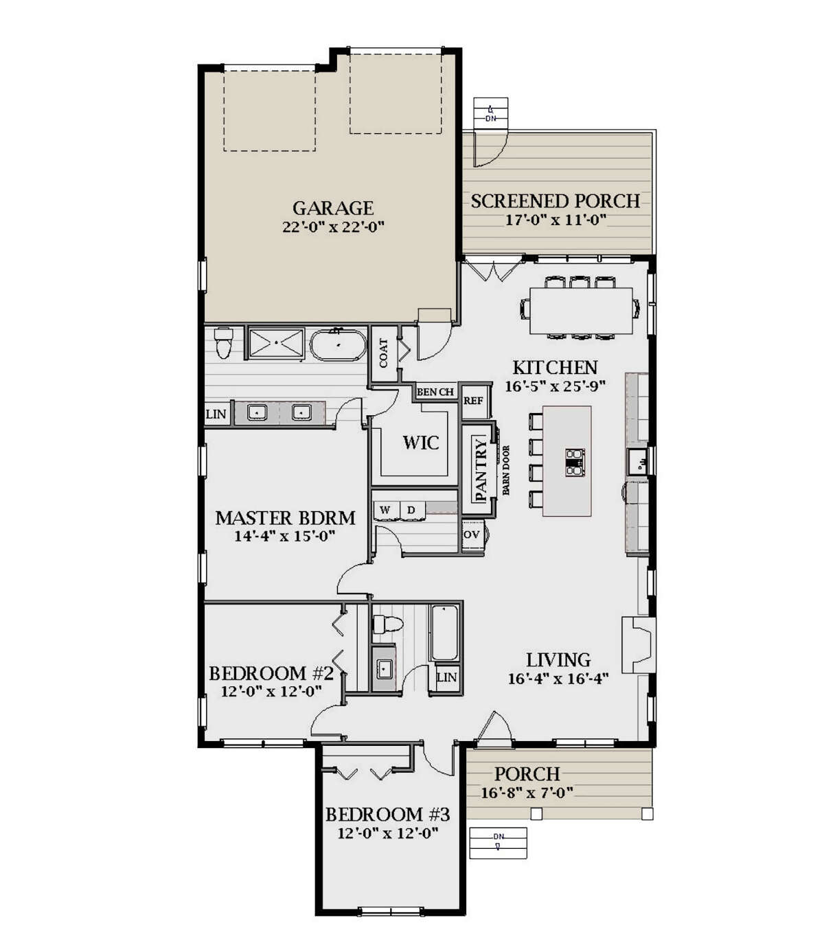 Main Floor for House Plan #6849-00108