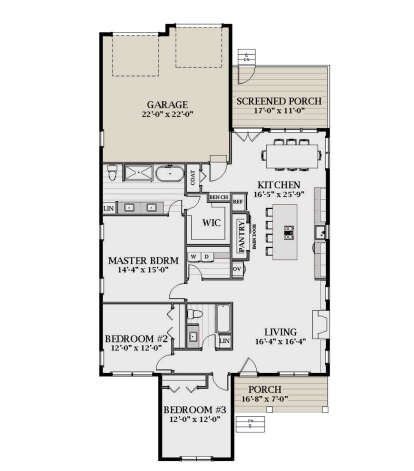 Main Floor for House Plan #6849-00108