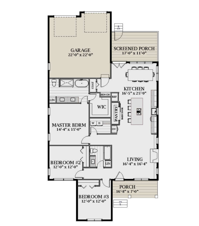House Plan House Plan #26064 Drawing 1