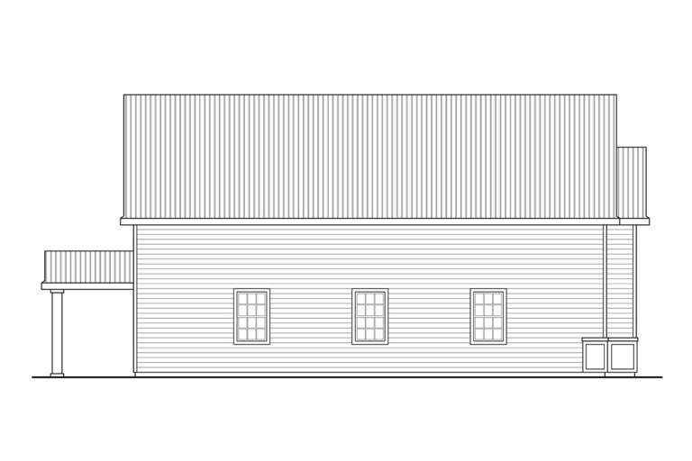 Country House Plan #035-00947 Elevation Photo