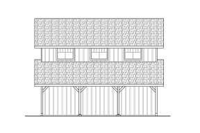 Barn House Plan #035-00948 Elevation Photo
