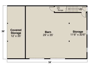 Garage Floor for House Plan #035-00948