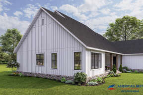 Modern Farmhouse House Plan #041-00262 Elevation Photo