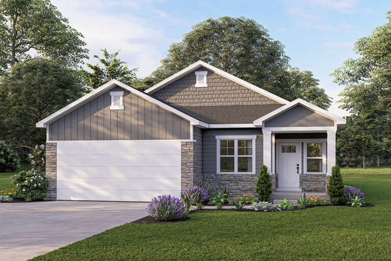 House Plan House Plan #26068 Front Elevation