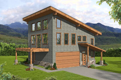 3 Bed, 2 Bath, 1700 Square Foot House Plan - #940-00380