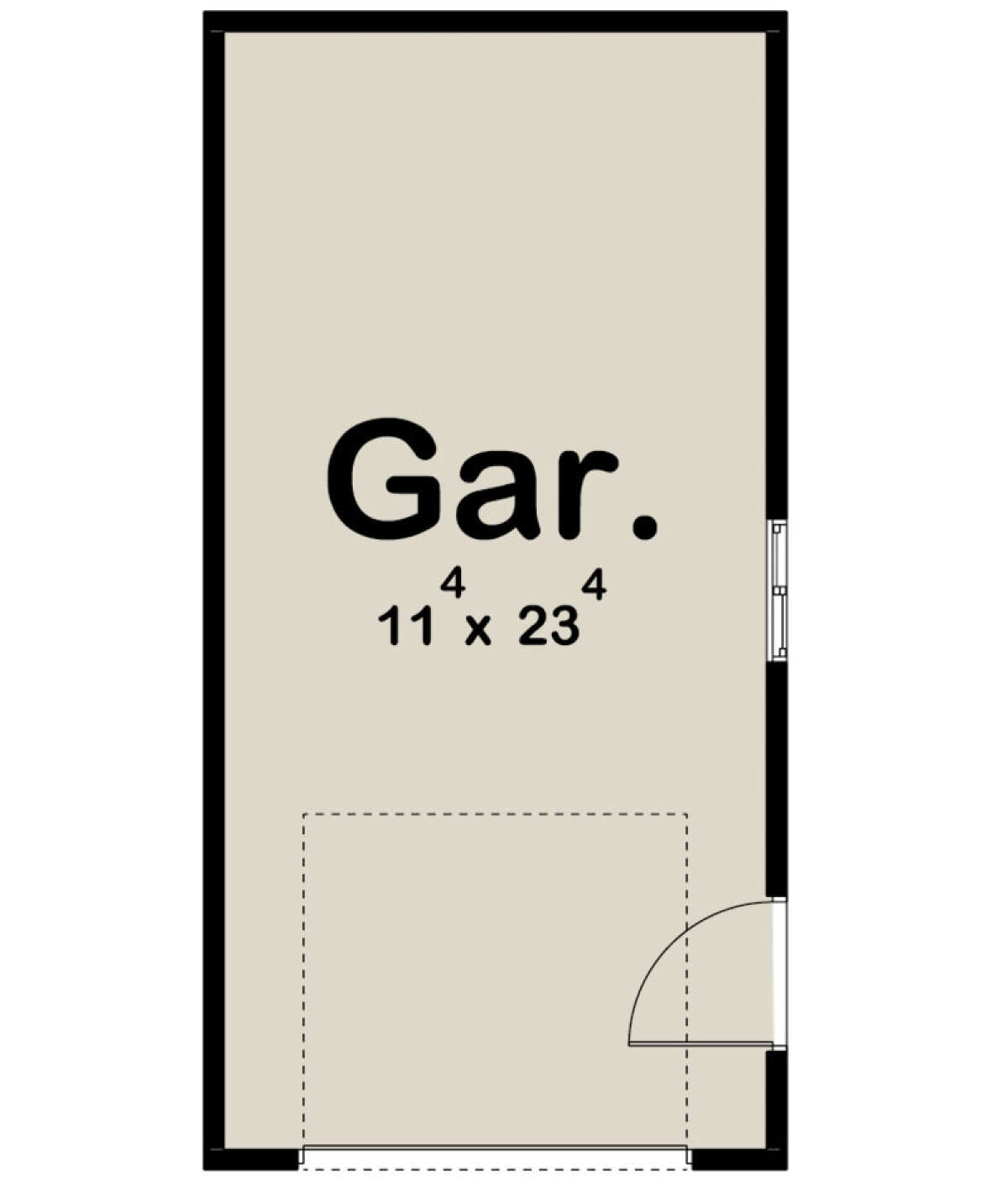 Garage Floor for House Plan #963-00609