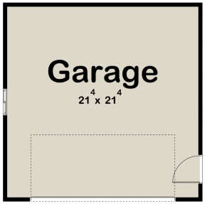 Garage Floor for House Plan #963-00611