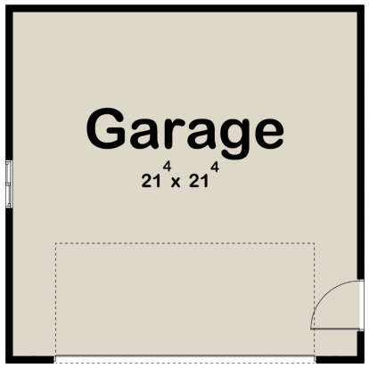 Garage Floor for House Plan #963-00611