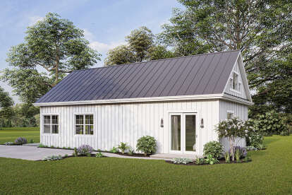 Modern Farmhouse House Plan #1462-00036 Elevation Photo