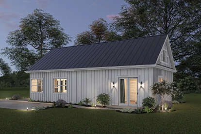 Modern Farmhouse House Plan #1462-00036 Elevation Photo