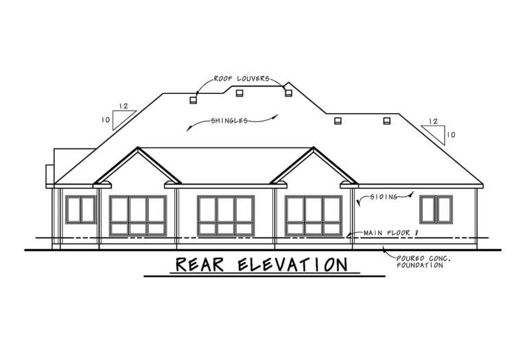Traditional House Plan #402-01718 Elevation Photo