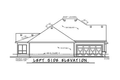 Traditional House Plan #402-01718 Elevation Photo