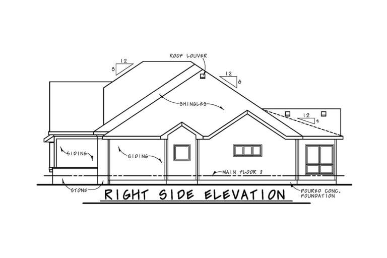 Traditional House Plan #402-01718 Elevation Photo