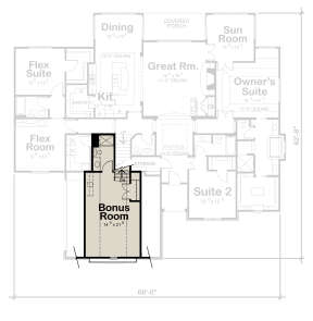 Bonus Room for House Plan #402-01718