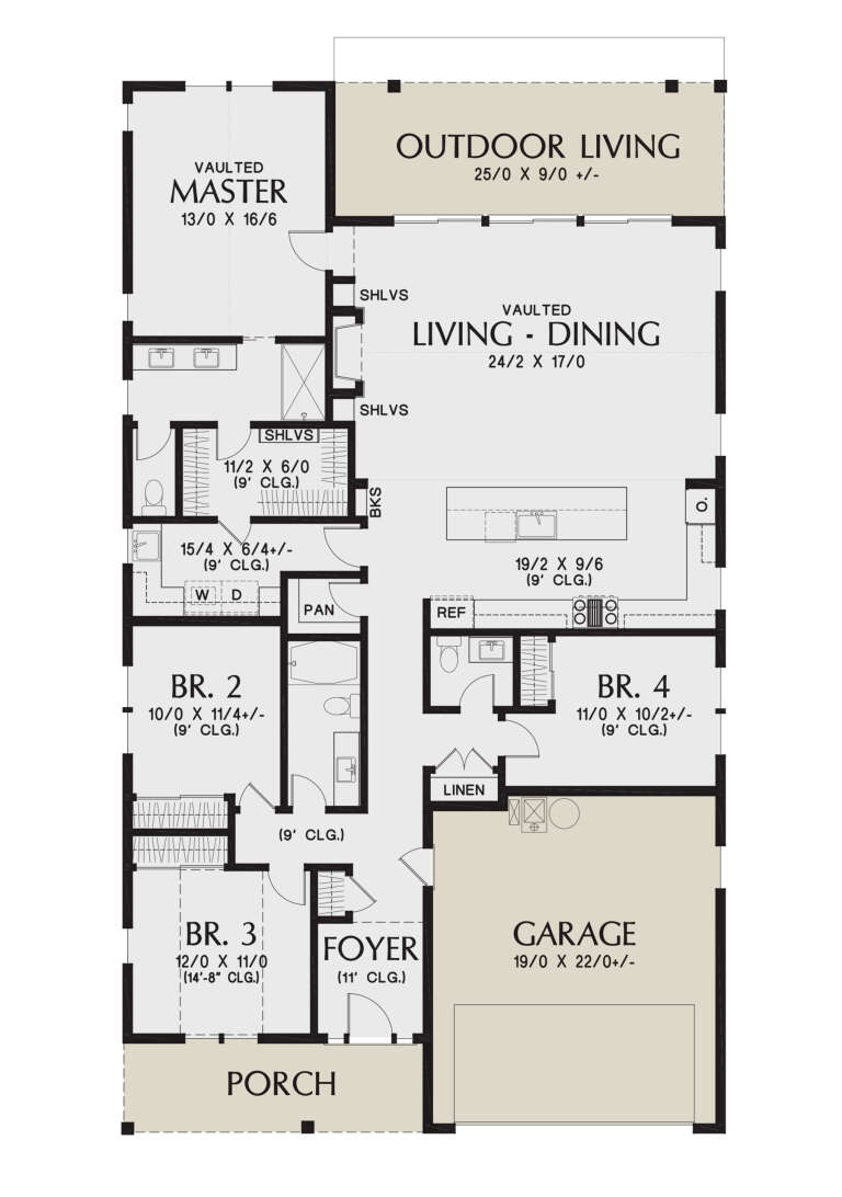 House Plan House Plan #26078 Drawing 1