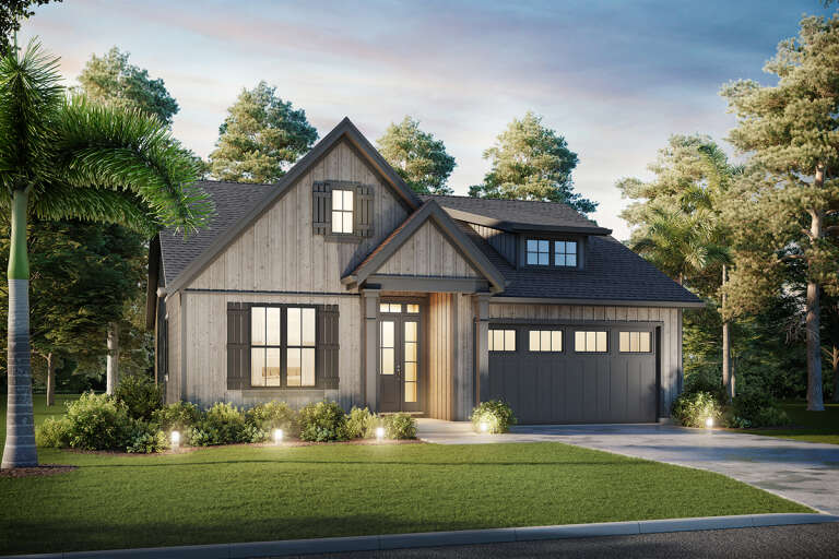 Modern Farmhouse House Plan #2559-00927 Elevation Photo