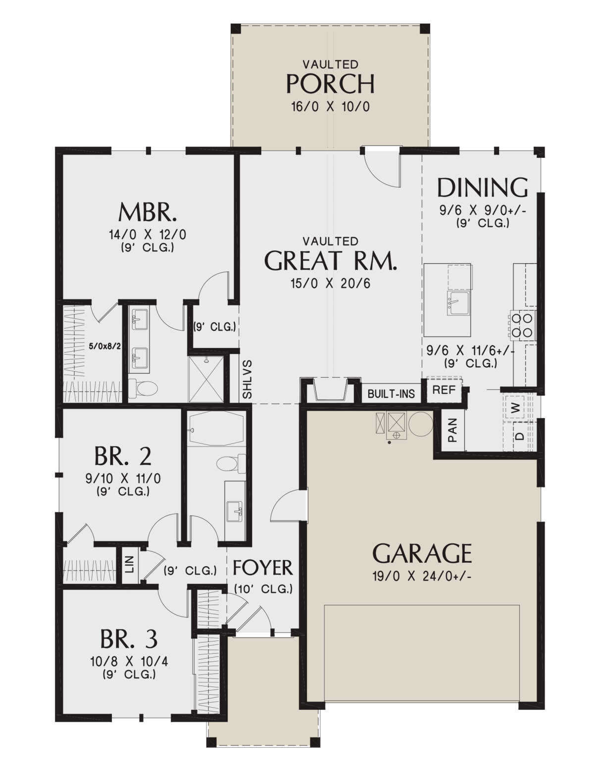 Main Floor for House Plan #2559-00927