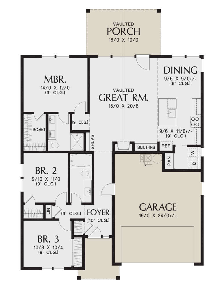 House Plan House Plan #26081 Drawing 1