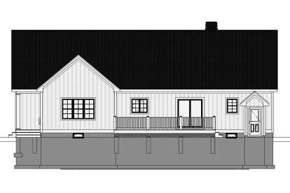 Modern Farmhouse House Plan #740-00004 Elevation Photo