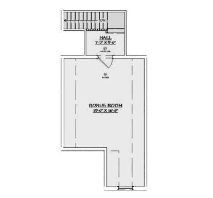 Bonus Room for House Plan #740-00004