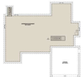 Basement for House Plan #740-00004